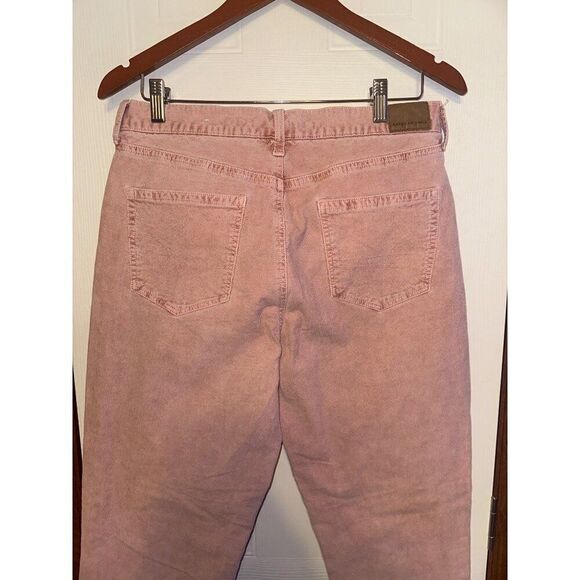 American Eagle Super Stretch  “Mom Jean” Pink Corduroy Pants  Size 8 - Picture 6 of 13